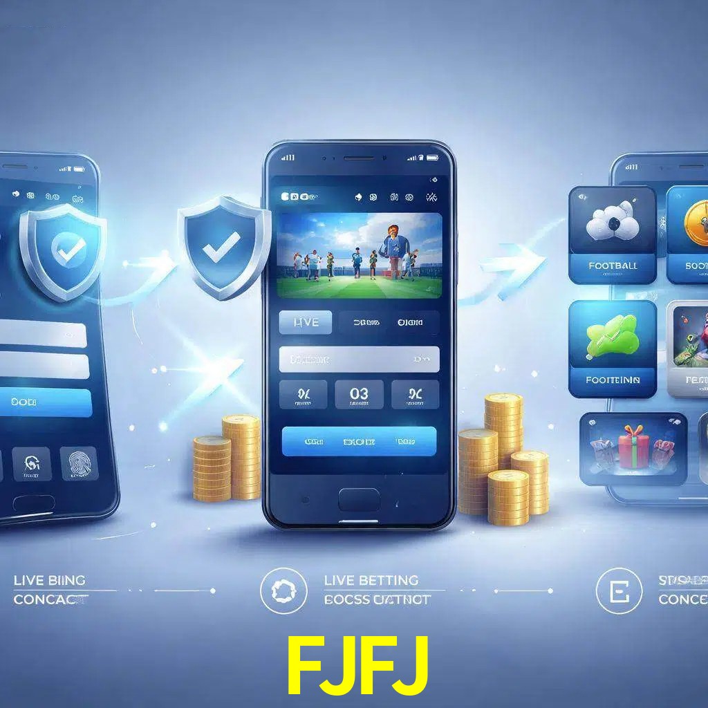 Pasos de acceso a la app FJFJ en pantalla de teléfono móvil
